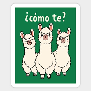 Como Te Llamas? Sticker